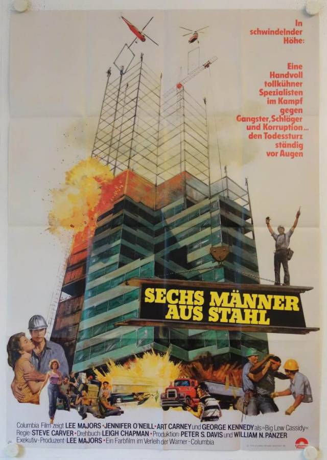 Steel original release german double-panel movie poster